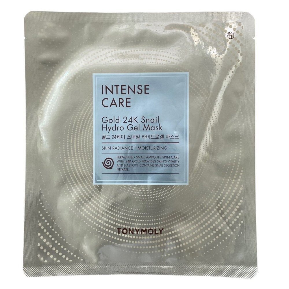 TONYMOLY Intense Care Gold 24k Snail Hydro Gel Mask Radiance Moisturizing 33g